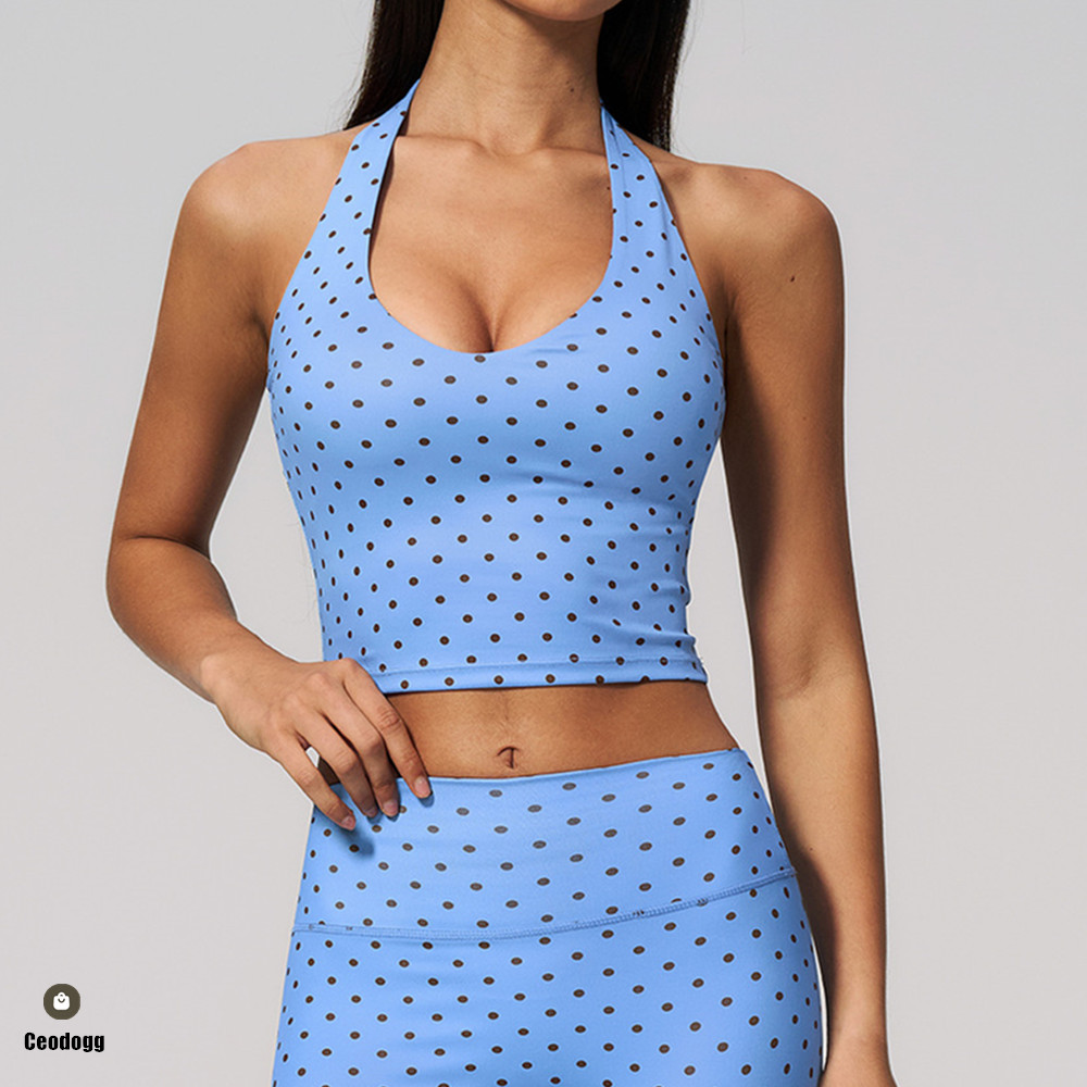 Yoga Fitness Up - Halter Yoga Bra Tank Top Women's