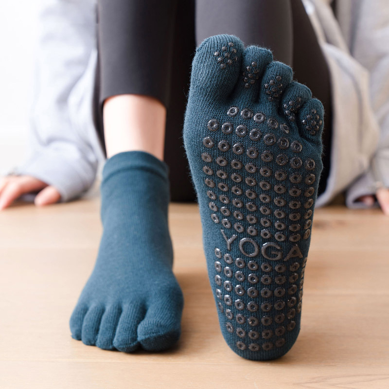 Yoga Fitness Dance - Chaussettes de Pilates antidérapantes pour femmes,