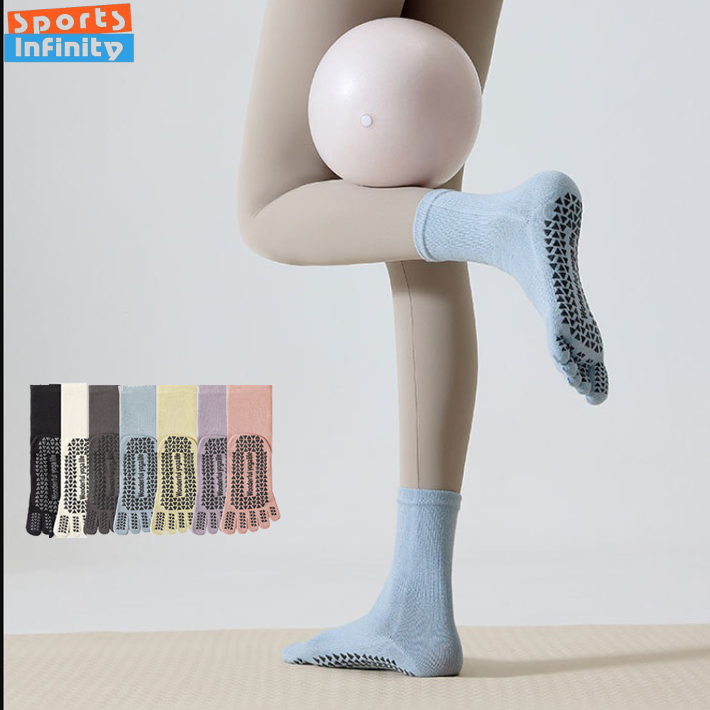 Yoga Fitness Dance - Chaussettes de Yoga à cinq doigts