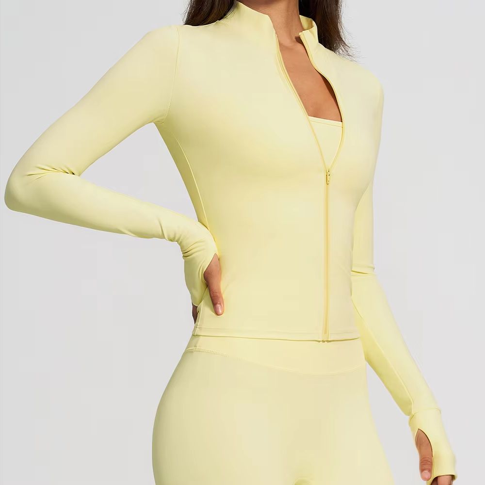 Fitness Yoga Only For Women - Haut de sport zippé pour femme