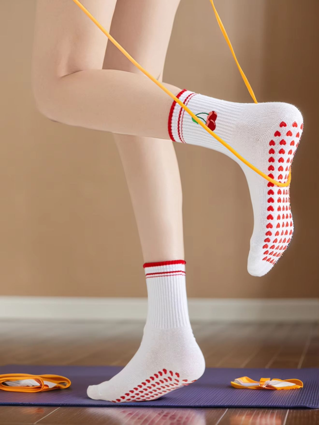 Yoga Fitness Dance - 1 paire de chaussettes de yoga