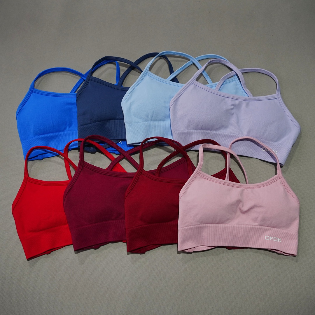 Yoga Fitness Up - DFDK Soutien-gorge de yoga côtelé sans