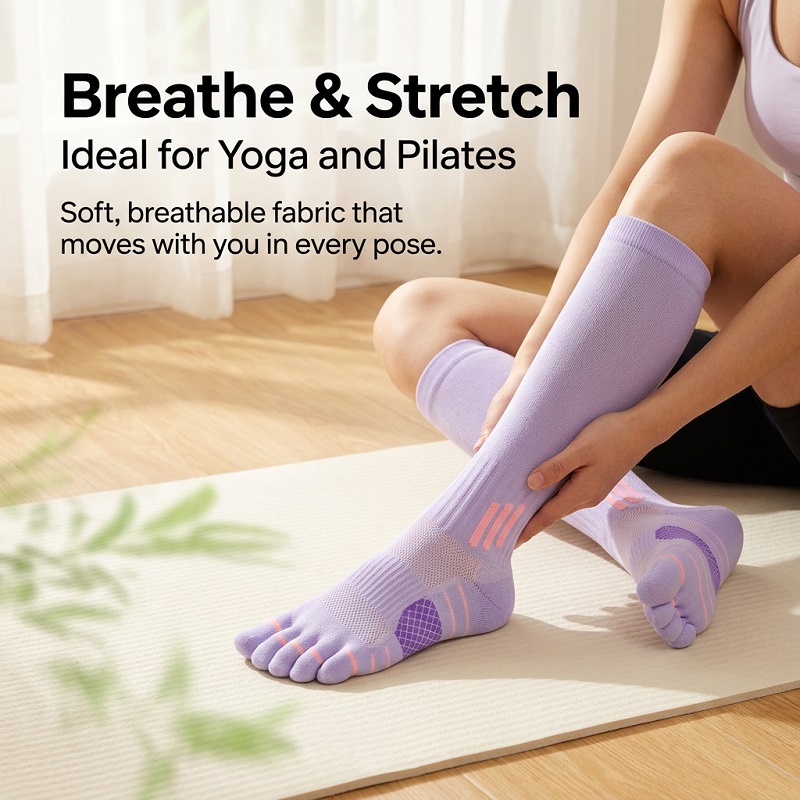 1/6 Paires de Chaussettes Long - Yoga Fitness Usa avis et prix