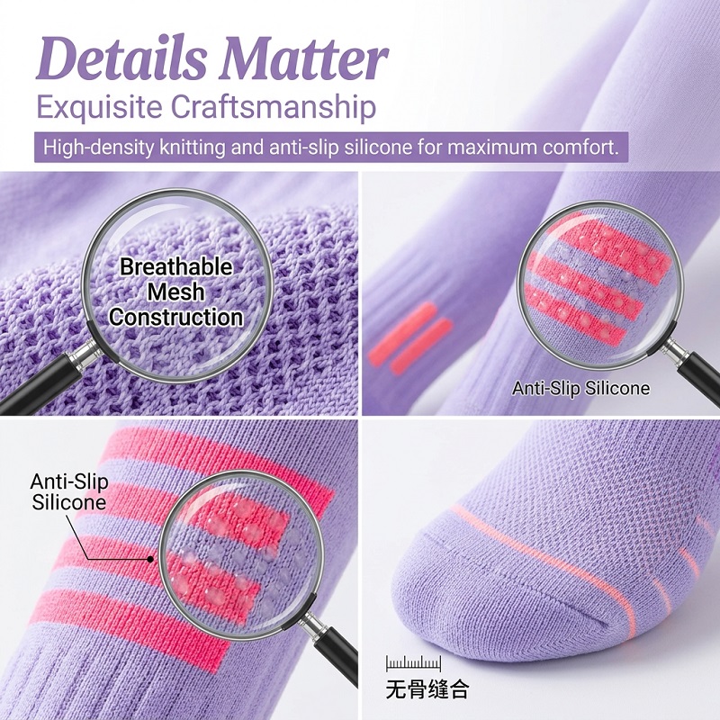1/6 Paires de Chaussettes Long - Yoga Fitness Usa avis et prix