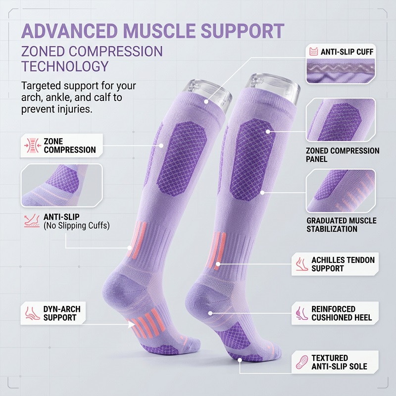 1/6 Paires de Chaussettes Long - Yoga Fitness Usa avis et prix