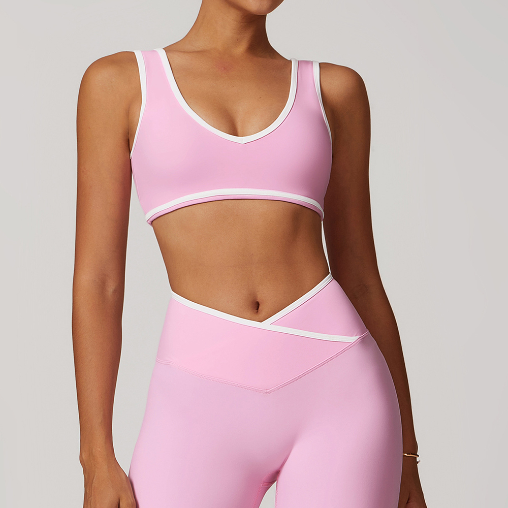 Soutien-gorge de sport à col e - Yoga Fitness Up avis et prix