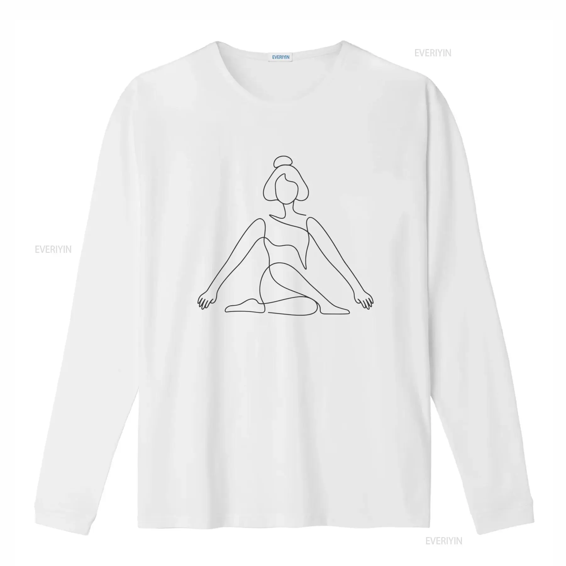 T-shirt One Line Yoga Pose, mi - Zen Yoga Fitness avis et prix