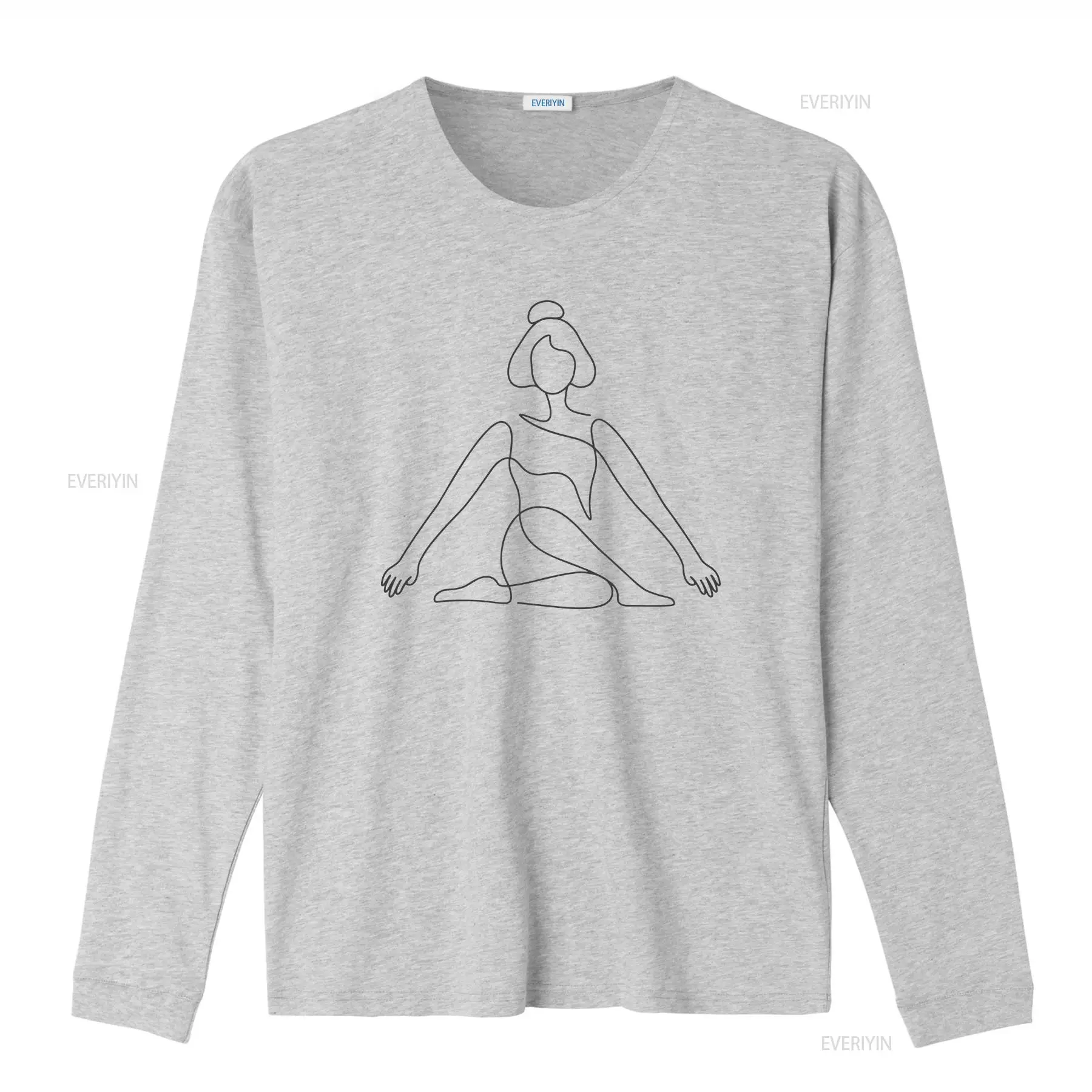 T-shirt One Line Yoga Pose, mi - Zen Yoga Fitness avis et prix