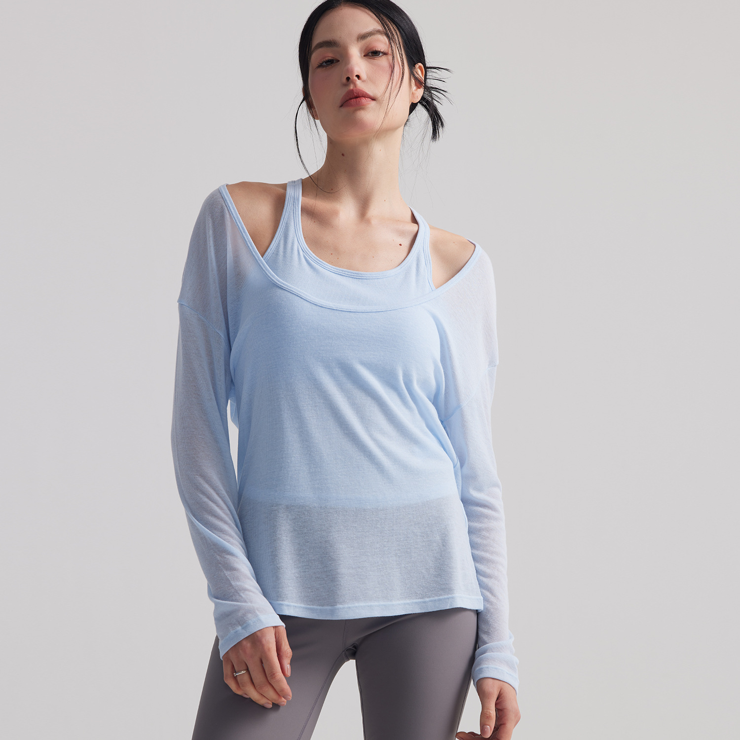 Tunique de sport ample semi-tr - Yoga Fitness Up avis et prix