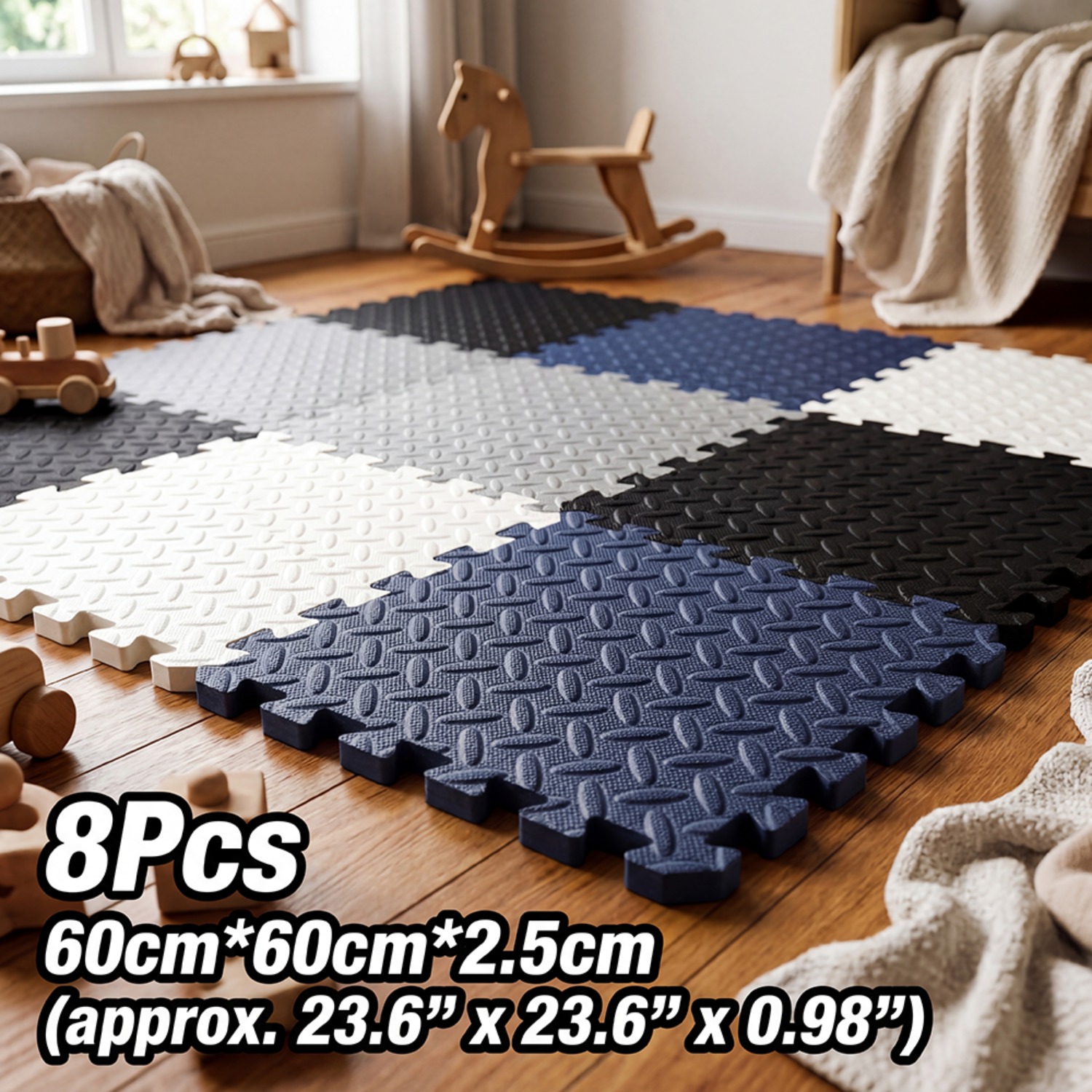 Tapis en mousse EVA 60x60cm, 8 - Yoga Fitness Rooms avis et prix