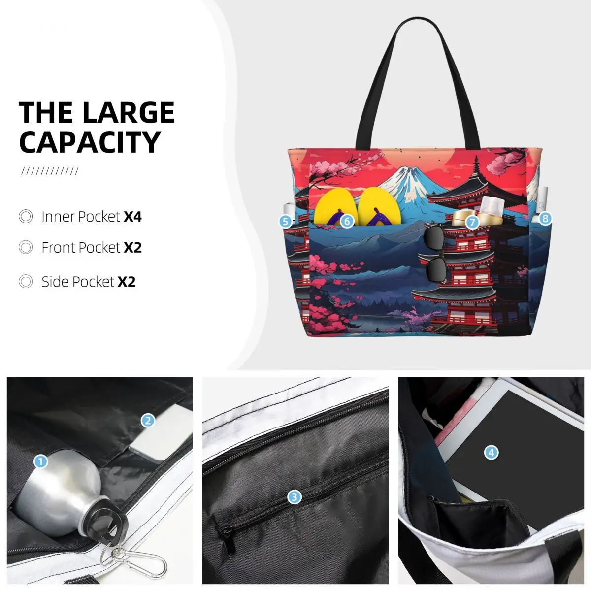 Sac fourre-tout de plage avec  - Yoga Fitness Levis avis et prix