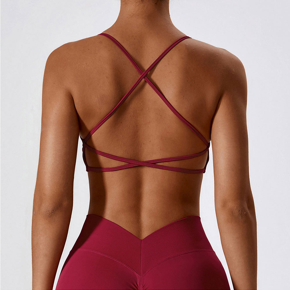 Femmes sangle croisée soutien- - Yoga Fitness Up avis et prix