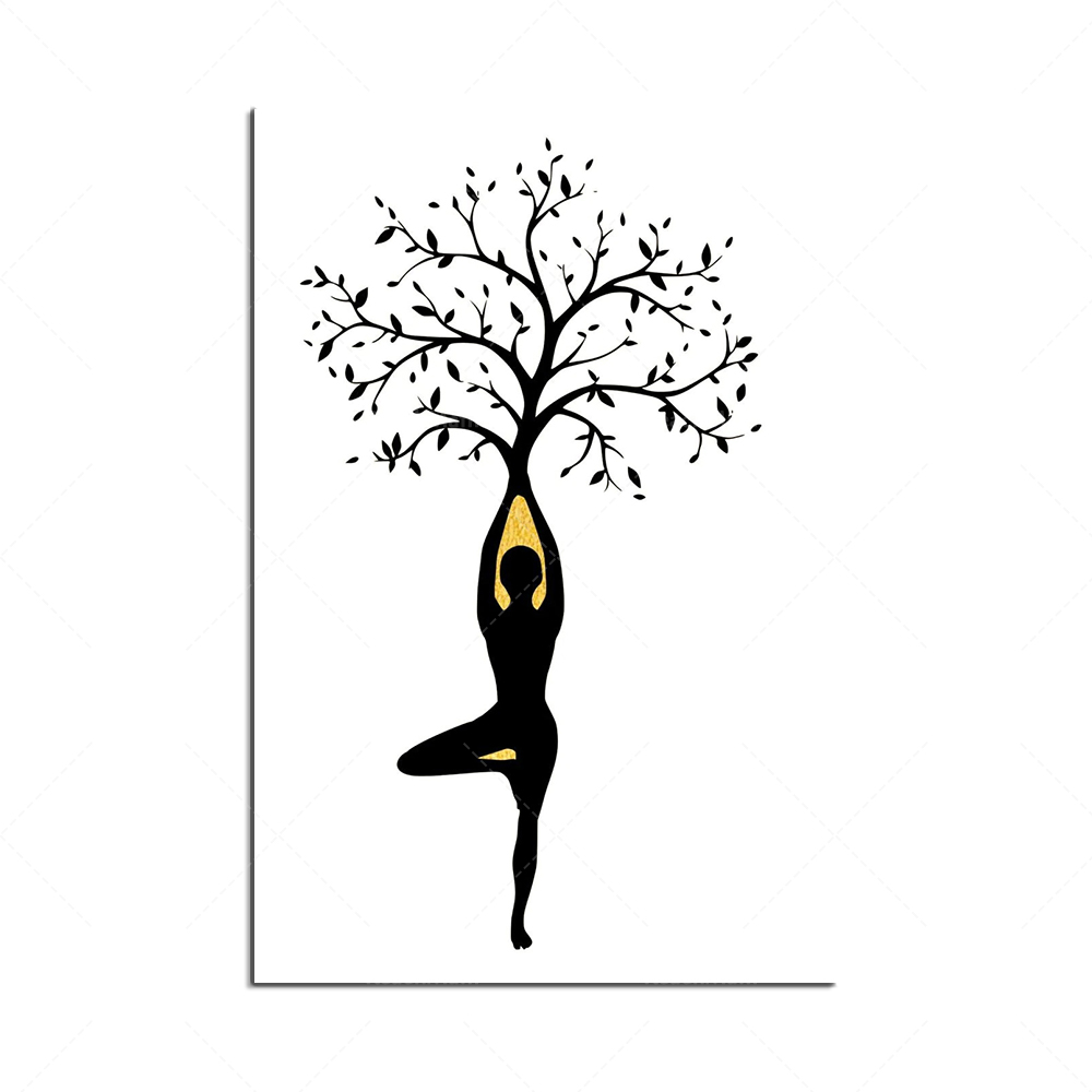 Affiche de postures de yoga, a - Zen Yoga Fitness avis et prix
