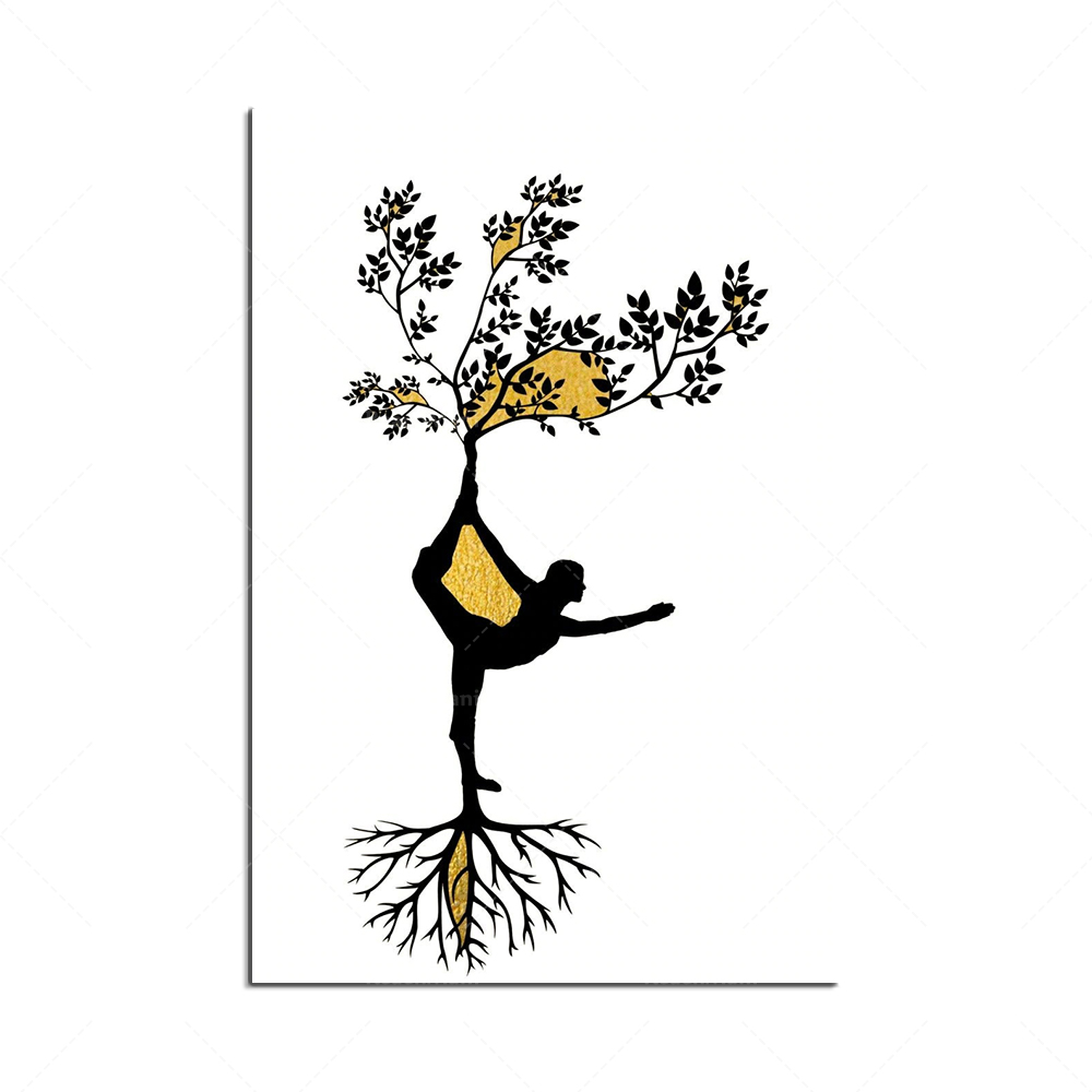 Affiche de postures de yoga, a - Zen Yoga Fitness avis et prix
