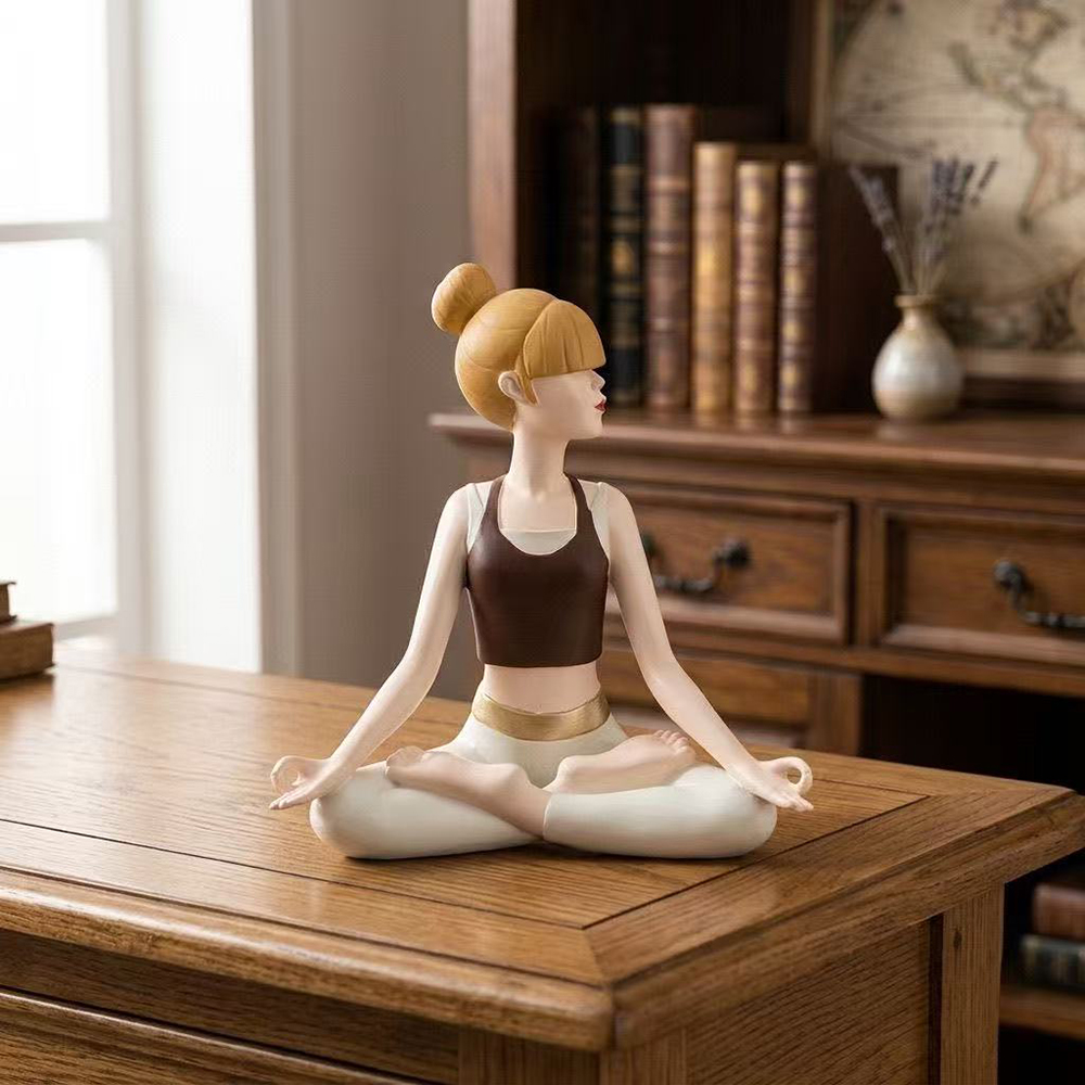 Statue de femme faisant du yog - Zen Yoga Fitness avis et prix