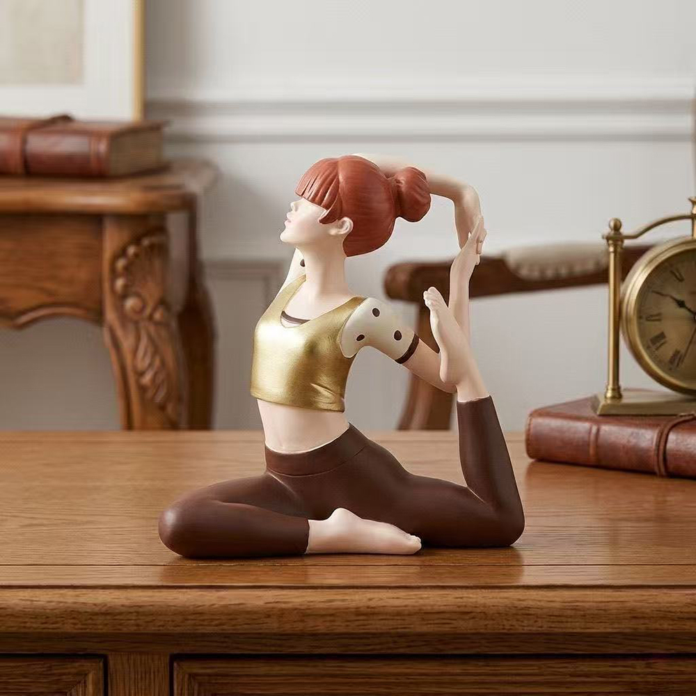 Statue de femme faisant du yog - Zen Yoga Fitness avis et prix